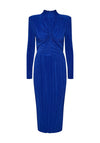 Y.A.S Olinda High Neck Plisse Maxi Dress, Surf the Web