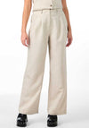 Y.A.S Blonna High Waist Trousers, Pelican