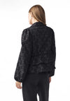Y.A.S Bow Jacquard String Blouse, Black