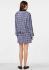 Y.A.S Bucana Tweed Style Jacket, Navy Blazer