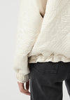 Y.A.S Kammy Long Sleeve Quilted Jacket, Off-White