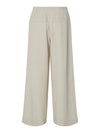 Y.A.S Vesti High Waisted Wide Leg Trouser, Off-White