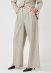 Y.A.S Vesti High Waisted Wide Leg Trouser, Off-White