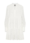 Y.A.S Holi Broderie Cotton Dress, Star Whtie