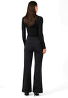 Y.A.S Victoria Flared Trousers, Black