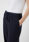 Y.A.S Tali Mid Waist Trouser, Navy