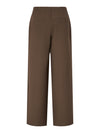 Y.A.S Reemaj High Waisted Tailored Trousers, Brown