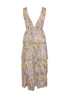 Y.A.S Addison Floral Tiered Maxi Dress, Gardenia