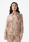 Y.A.S Kaia Sequin Floral Shirt, Sandshell
