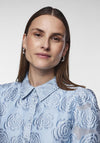 Y.A.S Phelia Jacquard Flower Shirt Dress, Omphalodes