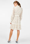 Y.A.S Sasta Floral Lace Shirt Dress, Star White