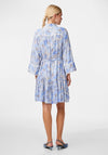 Y.A.S Cumulus Broderie Trim Knee Length Shirt Dress, Birch