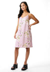 Y.A.S Elodie Sequins Floral Midi Dress, Rose Smoke