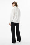 Y.A.S Manilla Embellished Long Sleeve Blouse, Star White