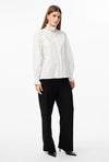 Y.A.S Manilla Embellished Long Sleeve Blouse, Star White