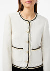 Y.A.S Frido Boucle Jacket, Star White