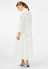 Y.A.S Hongi Lace Shirt Midi Dress, Star White