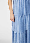 Y.A.S Lafina V Neck Tiered Dress, Alaskan Blue