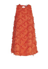 Y.A.S Dio Tassel Mini Dress, Cherry Tomato