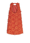 Y.A.S Dio Tassel Mini Dress, Cherry Tomato