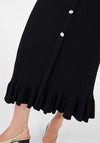 Y.A.S Mikke Ribbed Knit Dress, Black