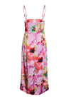 Y.A.S Lingo Watercolour Inspired Midi Dress, Pink Lavender
