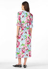 Y.A.S Farron Floral Midi Dress, Meadow Green
