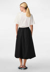 Y.A.S Sascha Balloon Midi Skirt, Black