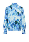 Y.A.S Millo Blurred Floral Shirt, Blue