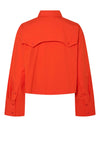 Y.A.S Ciru Cropped Shirt, Orange