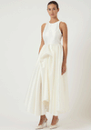 Y.A.S Ellina Gathered Full Skirt Long Dress, White