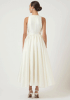 Y.A.S Ellina Gathered Full Skirt Long Dress, White