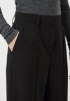 Y.A.S Riu Straight Leg Trousers, Black