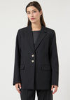 Y.A.S Riu Single Breasted Blazer, Black