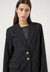 Y.A.S Riu Single Breasted Blazer, Black