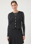 Y.A.S Riu Classic Waistcoat, Black
