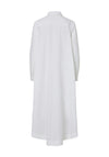 YAS Flowy Dipped Hem Longline Shirt, White