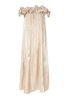 YAS Turino Off Shoulder Maxi Dress, Light Gold