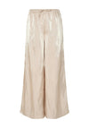 YAS Turino Elasticated Wide Leg Trousers, Light Gold