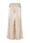 YAS Turino Elasticated Wide Leg Trousers, Light Gold