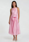 Y.A.S Ellina Gathered Full Skirt Long Dress, Pink Frosting