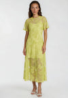 Y.A.S Lacilla Lace Midi Dress, Green