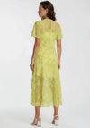 Y.A.S Lacilla Lace Midi Dress, Green