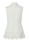 Y.A.S Lana Sleeveless Blouse, White