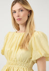 Y.A.S Skyla Elasticated Peplum Top, Yellow