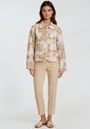 Y.A.S Lori Floral Quilted Jacket, Green Multi