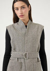 YAS Tabby Waistcoat, Grey