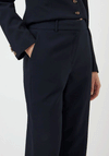 YAS Kariso High Waisted Flared Trousers, Navy