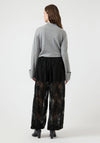 YAS Laced Balloon Trousers, Black