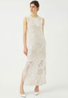 Y.A.S Floree Floral Mesh Dress, Cream